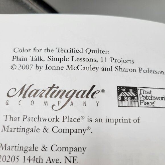 Color For The Terrified Quilter Craft Book Ionne McCauley Sharon Pederson - Picture 7 of 12